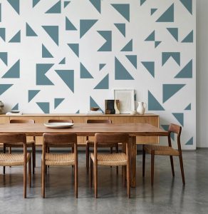 Papel de Parede Maxi Triangulos personalizado