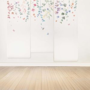 Papel Jardim Suspenso Aquarela