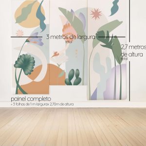 Papel de Parede Dream 3 folhas de 2,70m de altura