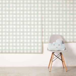 Papel de parede Xadrez Aquarela Vichy VERDE