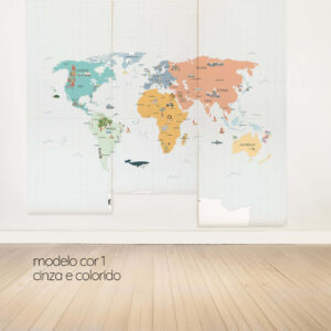 P8C260030 Painel Mapa Mundi Kids