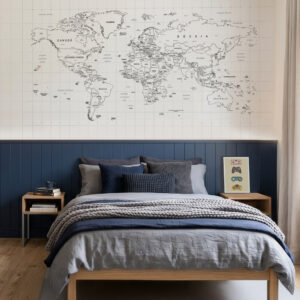 Painel Mapa Mundi Personalizado